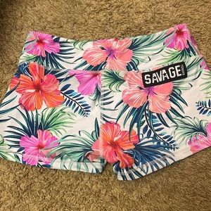 Savage barbell shorts!